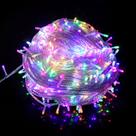 Cascata 500leds Fio Branco Luz Quente Fixa Conector 8 Funçõe 220v