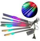 Cascata Chuva de Gelo 8 Tubos SnowFall 144 LEDs Natal Pisca Pisca Colorido (JA-81111)