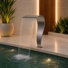 Cascata Naja Em Inox Full Premium Com Engate Soft 60 X 23Cm