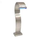 Cascata Para Piscina Slim Com Led 70x10cm Inox