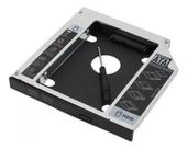 Case Adaptador Caddy 2º Hd Ssd/dvd Para Notebook 12mm 12,7m