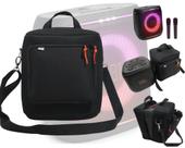 Case Bolsa Bag P/ Nova Partybox Encore 2 - Bolso P/ Microfones Silk