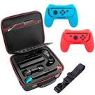 Case Bolsa Estojo Compatível Com Nintendo Switch Oled + Grip Controller Joy Colorido