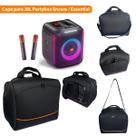 Case Capa Bolsa Compatível com Jbl Partybox Encore e Essential Com Bolso Espaçoso E Alça Transporte Aveludado Macio Resistente