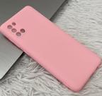 Case Capa Capinha A31 Samsung Galaxy Silicone Aveludado Proteção de Câmera