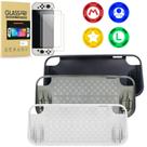 Case Capa Tpu Nintendo Swicth Oled+ Pelicula Vidro+ 4 Grips