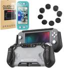 Case Capa Tpu Nintendo Switch Lite+pelicula Vidro+4 Grips