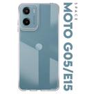 Case Capinha Case Anti Impacto Space Acrílico Transparente Protetora para Motorola Moto G05 E15 Xt25