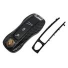 Case Chave Porsche Sup Efeito Carbono 911 Cayenne Boxster