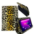 Case com estampa de oncinha amarela com suporte para Vision tab 7 Polegadas