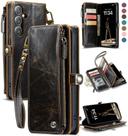 Case Defencase Samsung Galaxy A14 5G em Couro PU - Com Porta-Cartões - Café