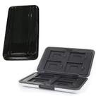 Case Estojo em Aluminio p/ Cartão de Memória Tamanho 8x Micro SD +8x SD PRETO
