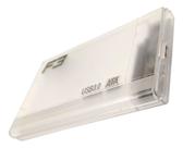 Case Externa para HD/SSD Sata 2,5" USB 3.0 Transparente Cristal até 4 TB Portátil F3