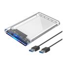 Case Externo para Hd/Ssd 2,5 Sata 3 Usb 3.0 Transparente KP-HD012 Knup