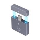 Case Externo USB C M.2 NVMe 2230 Para SSD 10Gbps USB3.2 Gen2 Para SN740 SN530 520 PM991a BG4 BC711
