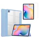 Case fundo acrílico + vidro para Samsung Galaxy Tab S6 Lite