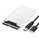 Case Gaveta Estojo Monte HD Externo 2.5" SATA III USB 3.0 6Gbps Cores Transparente e Fumê Escolha Faça Seu HD Externo