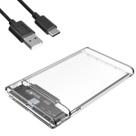 Case Gaveta HD SSD 2,5 Transparente Usb-C Sata C/ Cabo 56017 Case Gaveta HD SSD 2,5 Transparente Usb-C Sata C/ Cabo 56017