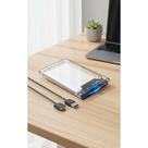 Case HD Externo SSD SATA 2.5 USB 3.0 Transparente