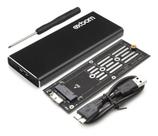 Case Hd Ssd M.2 Sata Iii Nvme Usb 3.0 Alumínio 5gbps Exbom