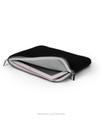 Case Neoprene Para Notebook Até 15,6 Polegadas Preto E Cinza Bo400