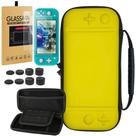 Case Nintendo Switch Lite + Pelicula De Vidro + 4 Grip Case Nintendo Switch Lite + Pelicula De Vidro + 4 Grip