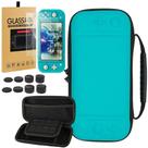 Case Nintendo Switch Lite + Pelicula De Vidro + 4 Grip Case Nintendo Switch Lite + Pelicula De Vidro + 4 Grip