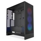 Case NZXT H7 Flow RGB 2024 Mid-Tower ATX com ventiladores RGB pretos