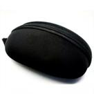 Case Oval Para Óculos De Grau Estojo Com Zíper Resistente Proteção Interna Anti-Risco Para Lentes