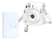 Case Para Câmera Mini Instax 12 + Álbum P 108 Fotos Mini Azul