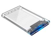 Case Para Hd Externo Gaveta 2,5 Usb 3.0 Transparente Rápido