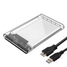 Case Para HD Externo Transparente Usb 3.0 Notebook Sata Transmissão cs07