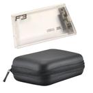 Case Para Hd/SSD Sata Usb 3.0 até 4Tb Transparente + Capa Protetora em Neoprene F3