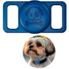 Case Silicone à prova de Água para FaafTag e Airtag Pets Cachorro Gato Azul