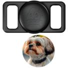 Case Silicone à prova de Água para FaafTag e Airtag Pets Cachorro Gato Preto