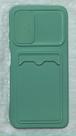 Case Silicone Compativel Xiaomi Redmi Note 10 6.43 Porta Cartão Aveludada