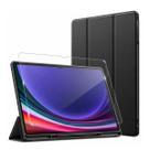 Case Smart + Película para Tablet Galaxy Tab S9 11" material sintético, Função Smart Cover e Suporte Case Smart + Película para Tablet Galaxy Tab S9 11" material sintético, Função Smart Cover e Suporte