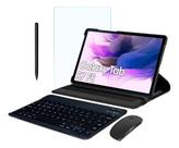 Case + Teclado Abnt2 + Mouse + Películ Para Galaxy Tab S7 Fe
