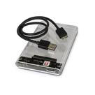 Case Transparente Para Hd Sata 2.5" Hhd Ou Ssd Usb 3.0 Transmissão 6 Gpbs