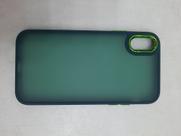 Case verde em silicone