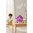 Casinha Blocos Encaixe Rosa Bebê - 1 Ano Desenvolvimento Casinha Blocos Encaixe Rosa Bebê - 1 Ano Desenvolvimento