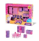 Casinha Boneca Judy Home C/ 9 Itens - Cozinha - Samba Casinha Boneca Judy Home C/ 9 Itens - Cozinha - Samba