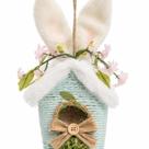 Casinha c/ Orelhas Verde Água 12cmx4cmx14cm
