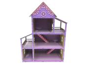 Casinha Casa De Boneca Adesivada + Kit De Mini Móveis Casinha Casa De Boneca Adesivada + Kit De Mini Móveis