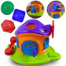 Casinha Cogumelo Brinquedo Interativo Bebês Presente Didático Colorido Pecinhas Casinha Cogumelo Brinquedo Interativo Bebês Presente Didático Colorido Pecinhas