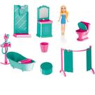 Casinha de Boneca Coleção JUDY Banheiro com Boneca