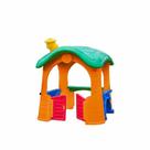 Casinha de Brinquedo e Boneca Freso Petit Standard Simples LARANJA COM TETO VERDE
