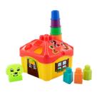 Casinha De Brinquedo Infantil Com Atividades Brincadeiras Educativas 10 Peças Para Crianças Com Cartela De Adesivo