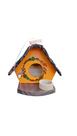 Casinha de passarinho com comedouro feita de madeira Decoração de Jardim Varanda Quintal Casinha de passarinho com comedouro feita de madeira Decoração de Jardim Varanda Quintal
