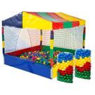 Casinha de Piscina de Bolinha 1,50m por 1,50m com 1000 Bolinhas Coloridas